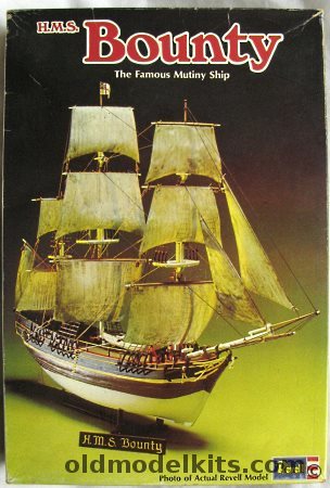 Revell 1/110 HMS Bounty - The Famous Mutiny Ship, H318 plastic model kit